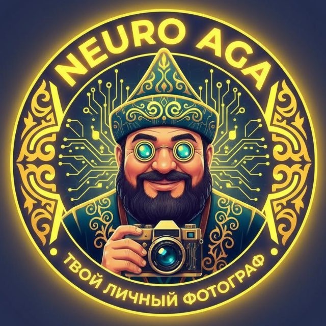 Логотип Neuro AGA — твой личный фотограф